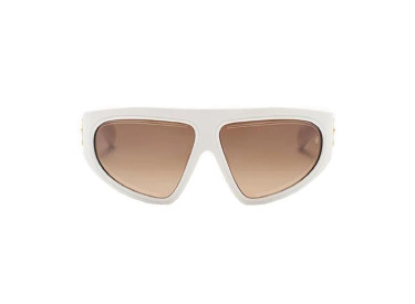 Balmain B-ESCAPE BPS-143E Matte White/Yellow Gold/Dark Brown Gradient