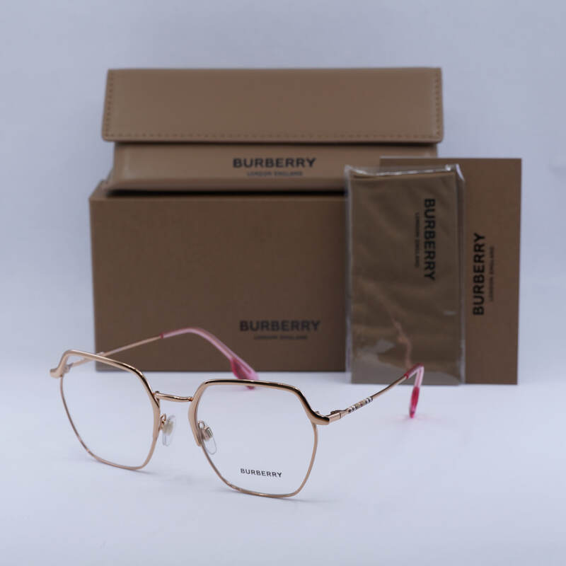 Burberry BE1371 Geometric Eyeglasses