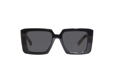 Prada PR23YSF 1AB5S0 Shiny Black/Dark Grey