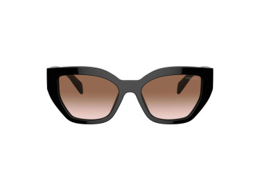 Prada PRA09S 1AB0A6 Black/Brown Gradient