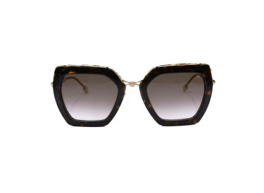 Philipp Plein SPP097S 0722 Dark Havana/Brown Gradient