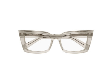 Saint Laurent SL554 004 Beige/Transparent Anti-Reflective 54mm