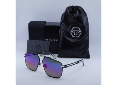 Philipp Plein SPP049M 0541 Semi Matte Black/Palladium/Mirror Rainbow