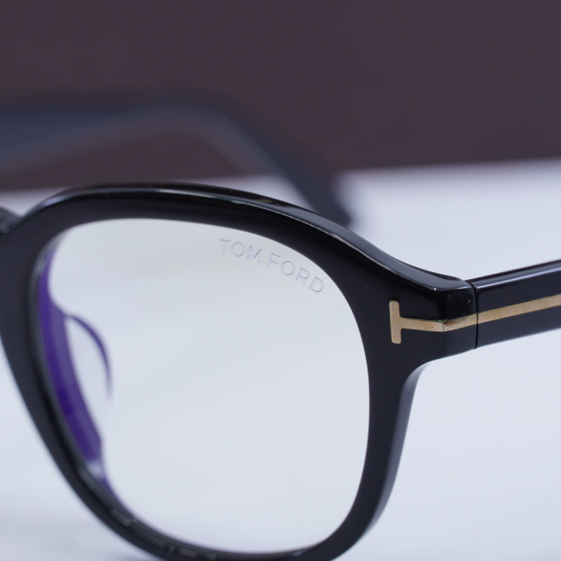 Tom Ford FT5698-F-B Square Eyeglasses