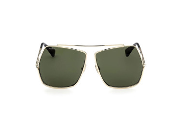 Max Mara MM0006 08A Shiny Gunmetal/Smoke