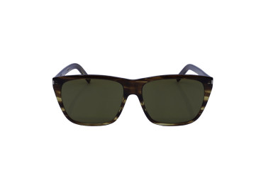 Saint Laurent SL431 SLIM 005 Striped Havana/Green