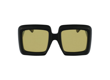 Gucci GG0783S 001 Black Yellow