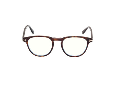 Tom Ford FT5899-B 052 Dark Havana/Clear Blue Light Block 48mm