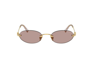 Miu Miu MUA54S 5AK20I Gold/Light Purple Brown