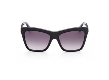 Max Mara MM0008 01B Shiny Black/Smoke Gradient