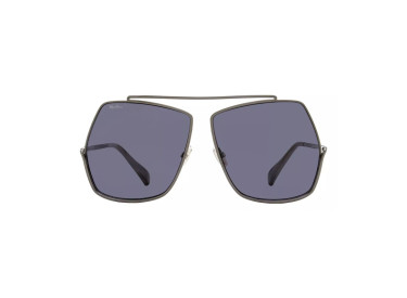 Max Mara MM0006 32N Shiny Gunmetal/Smoke