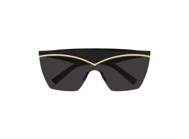 Saint Laurent SL614MASK 001 Black/Black