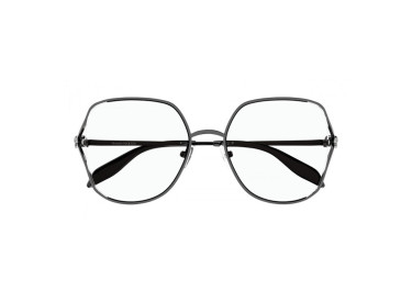 Alexander McQueen AM0368O 001 Shiny Black 54mm