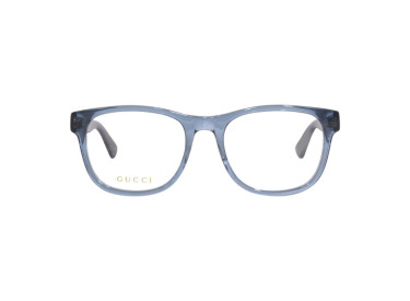Gucci GG0004ON 012 Shiny Transparent Blue 53mm