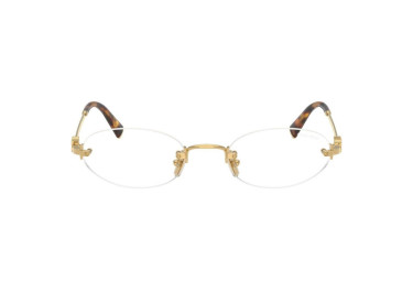 Miu Miu MUA54S 5AK08N Gold/Clear Blue Light Filter