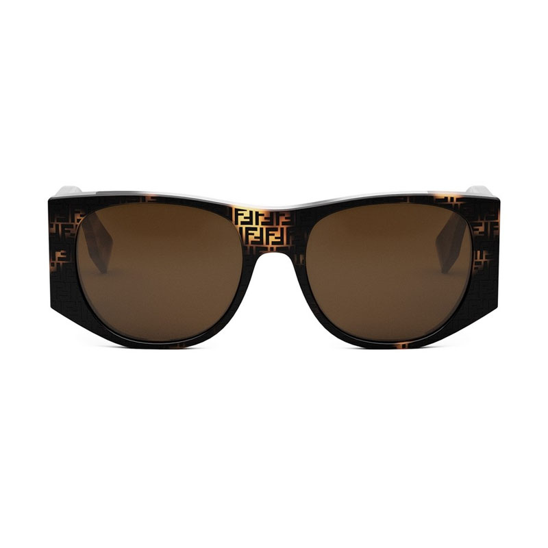 Fendi FE40109I Oval Sunglasses