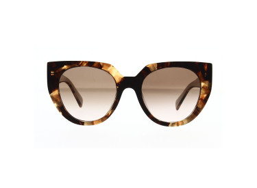Prada PR14WS 01R0A6 Caramel Tortoise/Powder/Brown Gradient