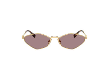 Miu Miu MU56ZS 5AK20I Gold/Light Purple Brown