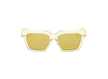 Bottega Veneta BV1242S 004 Transparent Yellow/Gold/Yellow