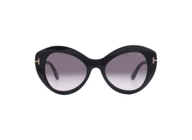 Tom Ford FT1084 01B Shiny Black/Gradient Smoke