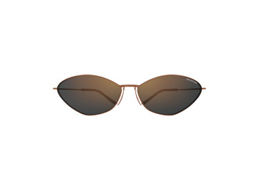 Balenciaga BB0350S 002 Brown/Bronze Brown Mirror