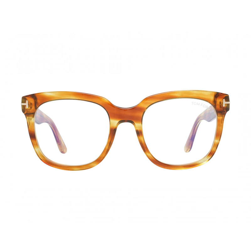 Tom Ford FT5537-B Square Eyeglasses