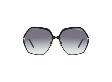 Tom Ford FT0912 01B Shiny Black/Gradient Smoke