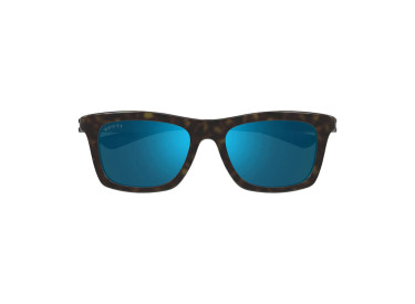 Gucci GG1735S 003 Havana/Blue with Light Silver Mirror
