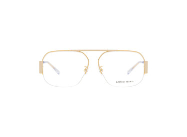 Bottega Veneta BV1067O 002 Gold 56mm