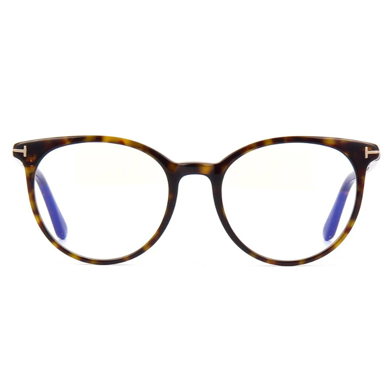 Tom Ford FT5575-B/V Round Eyeglasses