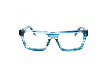 Off-White OERJ07B STYLE 7B 4400 Striped Blue/Clear Blue Light Block 55mm