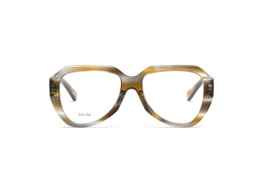 Celine CL50016I 056 Striped Brown Grey 52mm