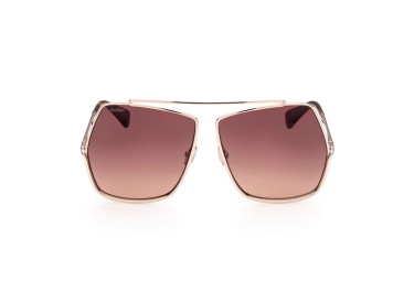 Max Mara MM0006 28F Shiny Rose Gold/Brown Gradient