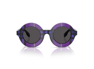 Burberry JB4386 411387 Violet Check/Dark Grey