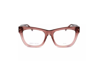 Jimmy Choo JC351 02LN 00 Shiny Burgundy Pink 51mm