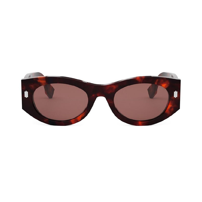 Fendi FE40125F Oval Sunglasses
