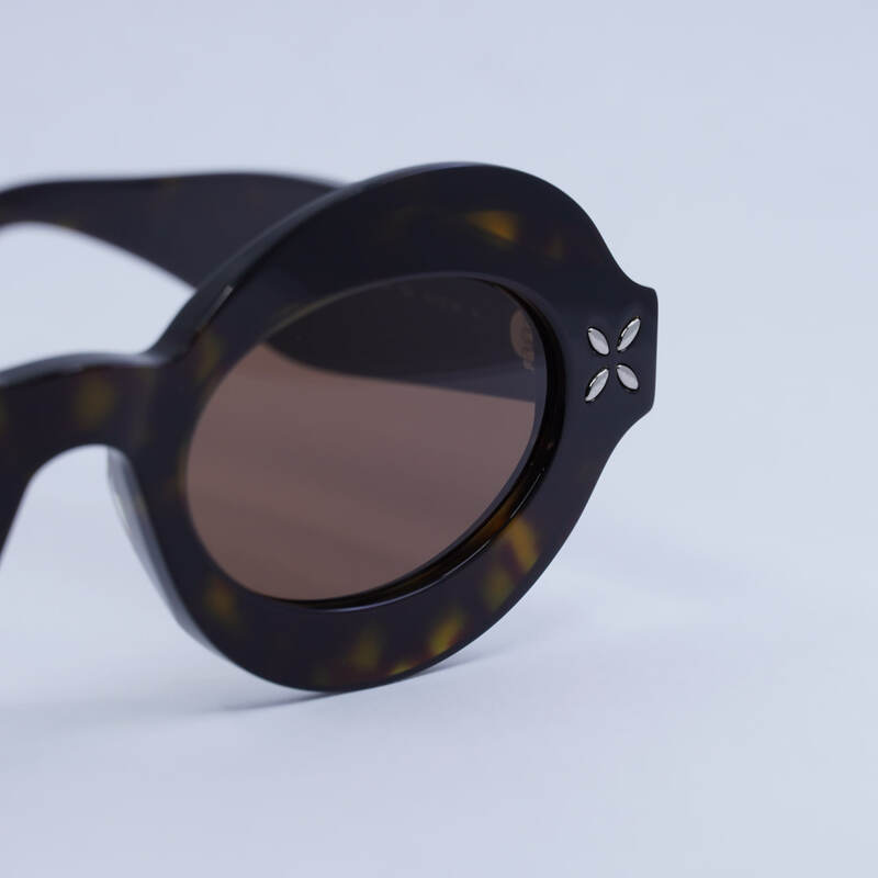 Azzedine Alaïa AA0059S Oval Sunglasses