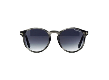 Tom Ford FT0591 20B Shiny Striped Grey/Grey Gradient