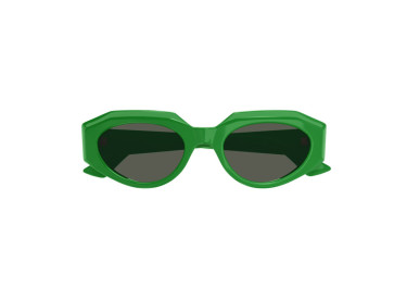 Bottega Veneta BV1031S 005 Shiny Green/Grey