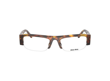 Miu Miu MUB07S 14L08N Havana/Clear Blue-Violet Light Filter