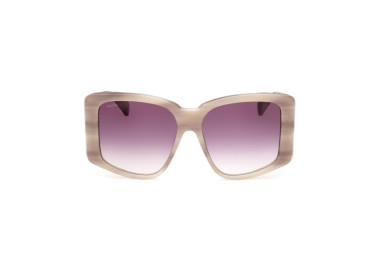 Max Mara MM0098 60Z Beige Horn/Violet Gradient Mirror