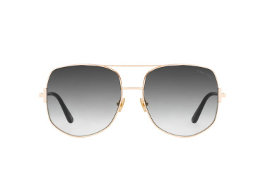 Tom Ford FT0783 28B Shiny Rose Gold/Gradient Smoke