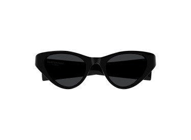 Saint Laurent SL M144 001 Shiny Black/Grey
