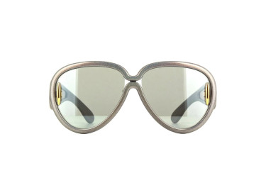 Loewe LW40132I 05X Shiny Metallic Grey/Grey with Blue Mirror