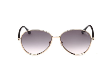 Tom Ford FT1028 28B Shiny Rose Gold/Gradient Smoke