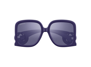 Gucci GG1326S 006 Violet/Violet with Silver Mirror