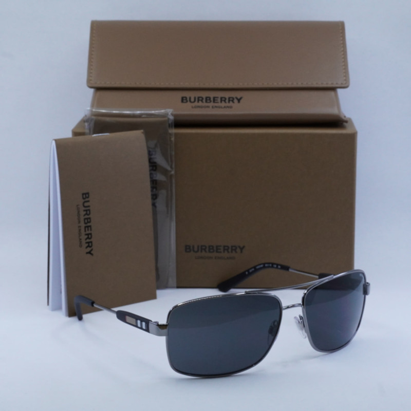 Burberry BE3074 Aviator Sunglasses