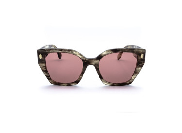 Fendi FE40070I 63S Shiny Grey Horn/Rose