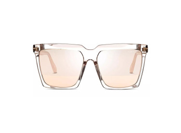 Tom Ford FT0764 20Z Transparent Light Sand/Rose Gold Mirror
