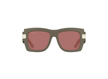 Gucci GG1688S 004 Matte Pearl Grey/Solid Bordeaux